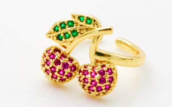 Anillo Cerezas vista 1