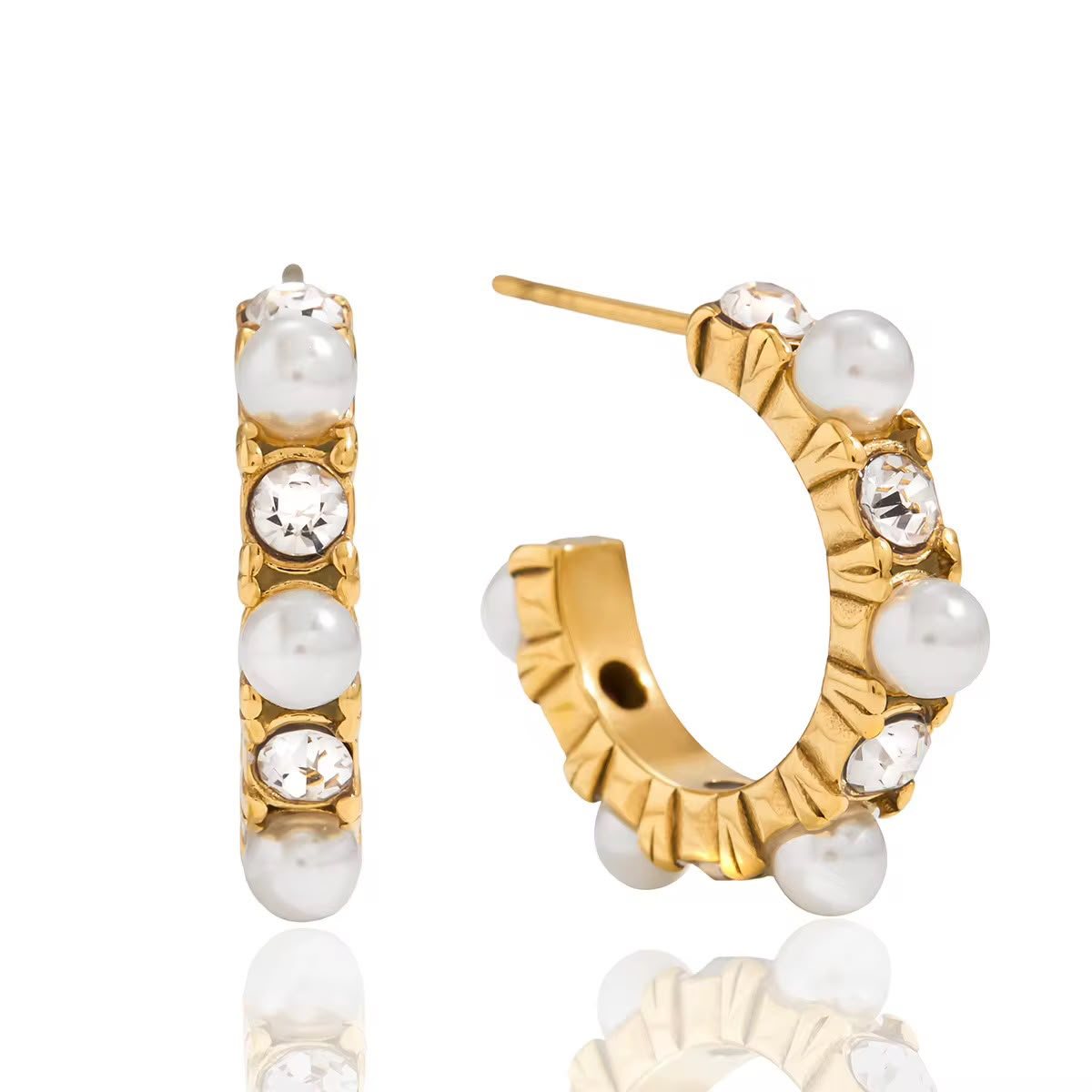 Argollas Perla