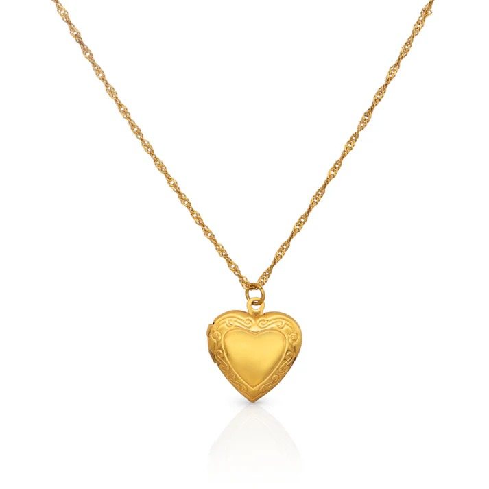 Collar Relicario Corazón, Aurora Joyería